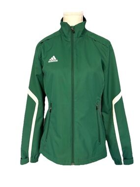 Adidas- Ladies Climalite Jacket For Running, Training, Leisure. Green. Med. NWT